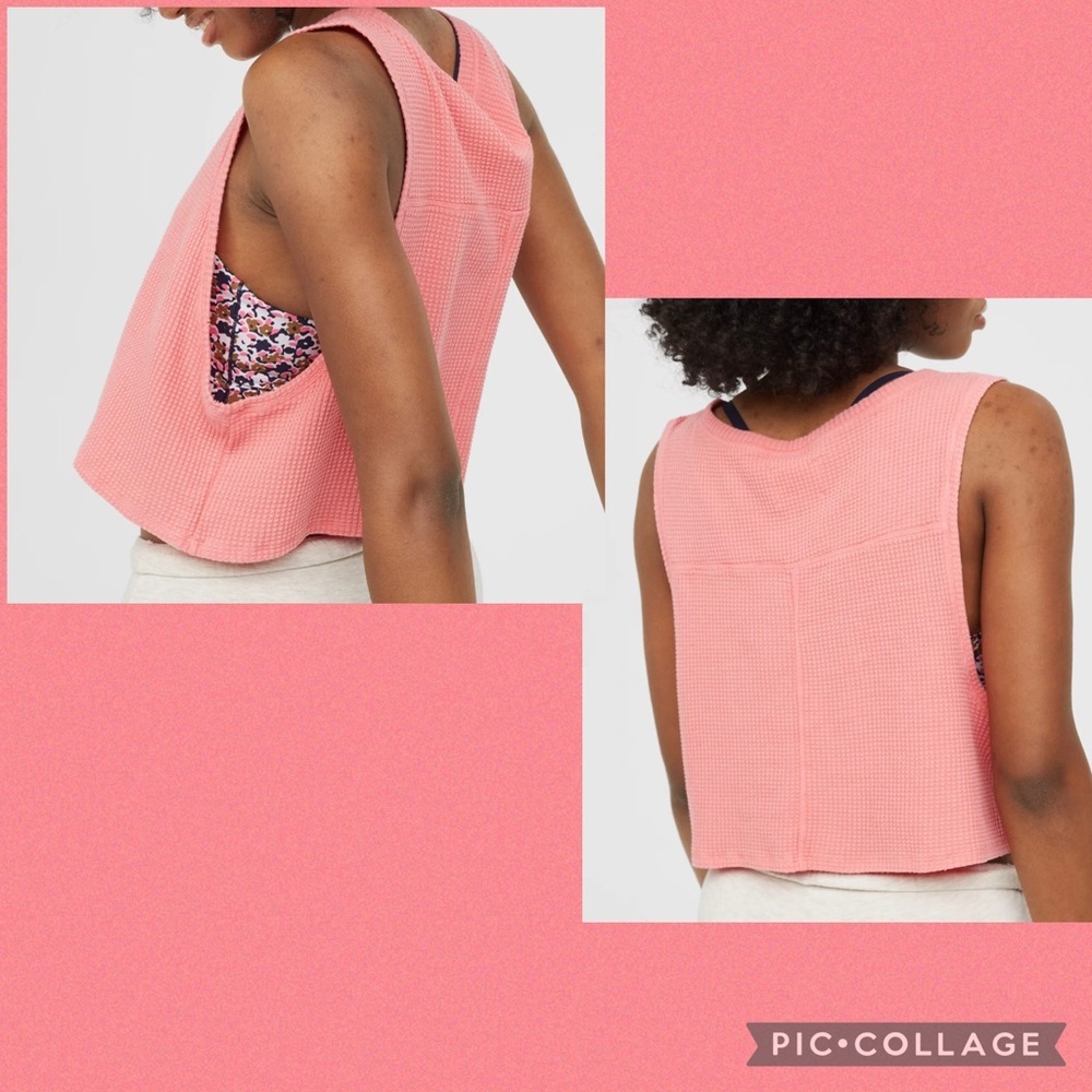 Offline by Aerie Sleeveless Waffle Knit Tank